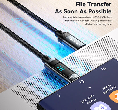 240W USB Type C To USB C Cable 100W PD 3.1 Fast Charging Charger Wire For iPhone 15 Pro max Macbook Pro Xiaomi Samsung