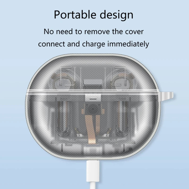 Protective Carrying Case Shockproof For SoundPEATS Capsule3 Pro Headphone Dustproof Housing Washable Scratch Resistant Sleeve