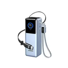UGREEN Laptop Power Bank, 25000mAh Portable Charger with 200W 3C1A Ports, Built-in Retractable Cables